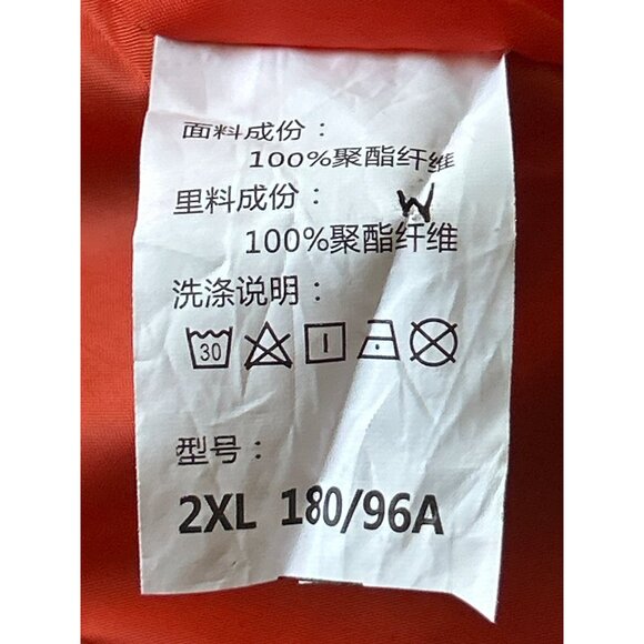 NASA-Inspired Navy Blue Bomber Style Jacket 2XL (RUNS SMALL) Patches Full Zip - Picture 5 of 7